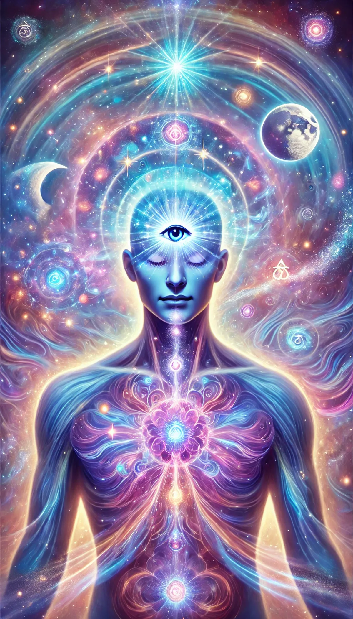 a multicolored tile wall with a pattern of small squares